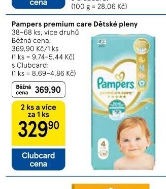Pampers premium care Dětské pleny