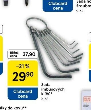 Sada imbusových klíčů 8 ks