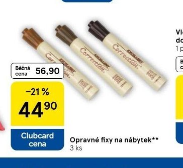 Opravné fixy na nábytek 3 ks
