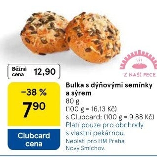 Bulka dýňová se sýrem