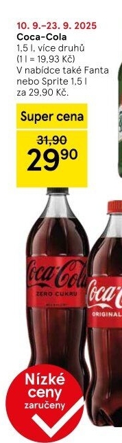 Limonáda Coca Cola