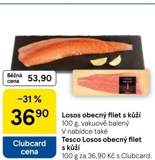 Losos obecný filety