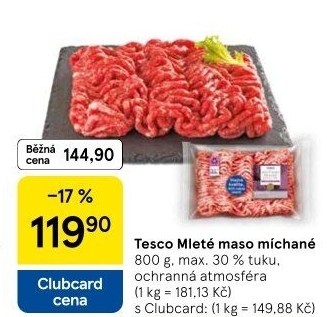 Mleté maso mix Tesco