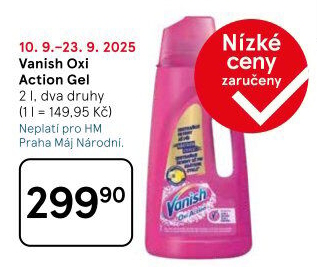 Odstraňovač skvrn gelový Vanish Oxi Action