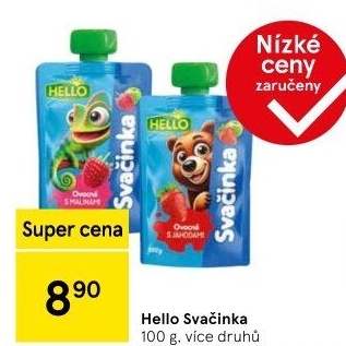 Ovocná kapsička Hello