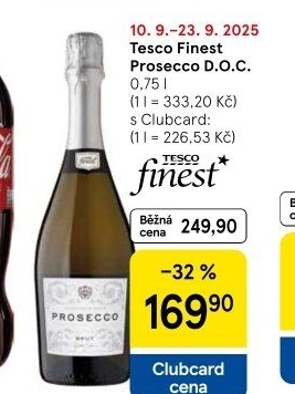 Prosecco DOC Tesco Finest