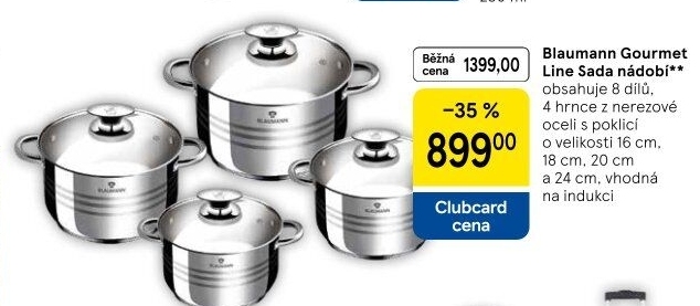 Sada nerez nádobí Gourmet Line Blaumann