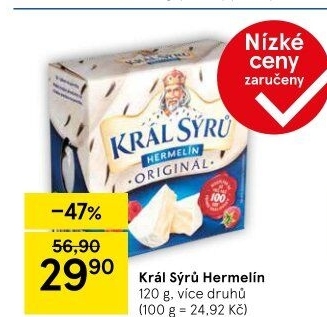 Sýr Hermelín Král sýrů