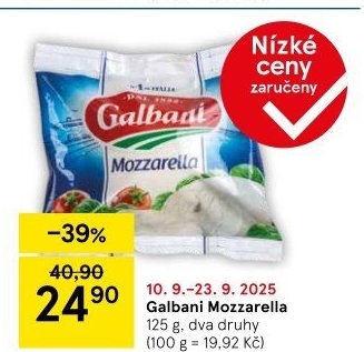 Sýr Mozzarella Galbani