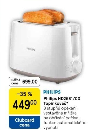 Topinkovač Philips HD2581