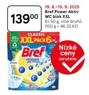 WC blok tuhý Power Aktiv Bref