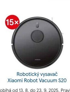 Robotický vysavač Xiaomi Robot Vacuum S20