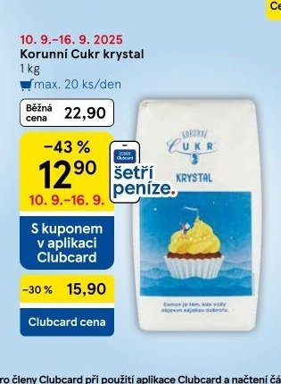 Korunní Cukr krystal 1 kg