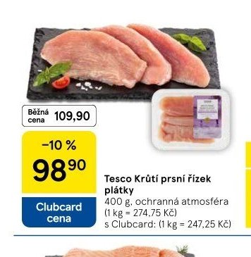 Tesco Krůtí prsní řízek
