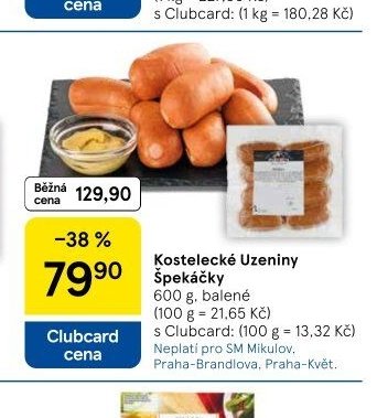 Kostelecké Uzeniny Špekáčky