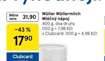 Müller Müllermilch Mléčný nápoj