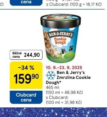 Ben & Jerry's Zmrzlina Cookie Dough 465 ml