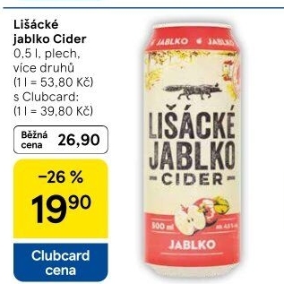 Cider Lišácké jablko Heineken