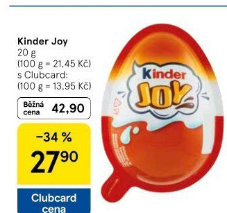 Kinder Joy s překvapením