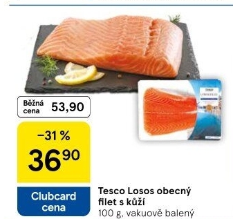 Losos obecný filety Tesco