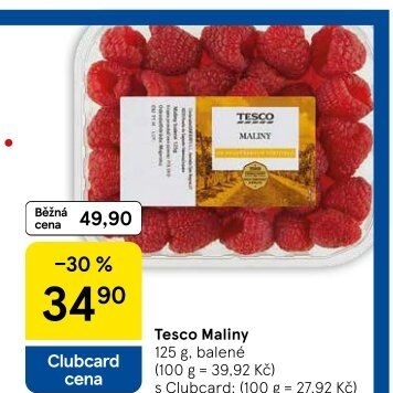 Maliny Tesco