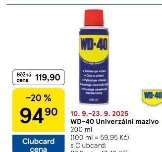 Mazivo WD-40