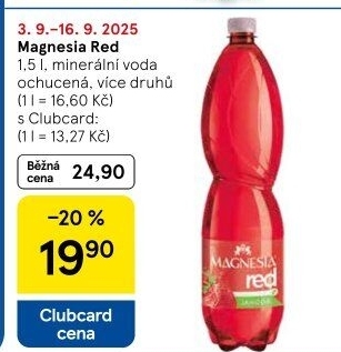 Minerální voda Magnesia Red