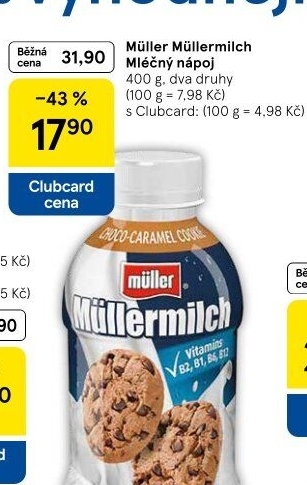 Nápoj mléčný Müllermilch Müller