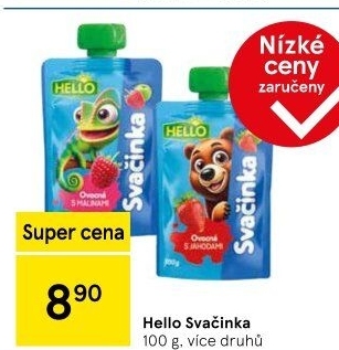 Ovocná kapsička Hello