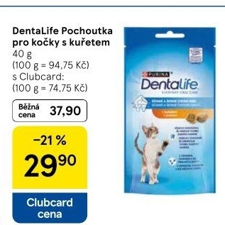 Pamlsky pro kočky Denta Life Purina