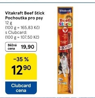 Pamlsky pro psy Beef Stick Vitakraft