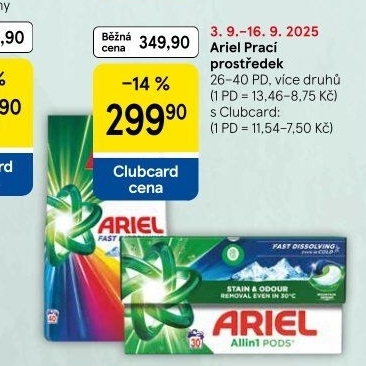 Prací prostředky Ariel