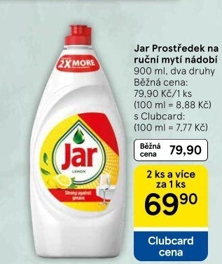 Prostředek na nádobí Jar