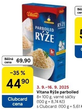 Rýže parboiled Vitana