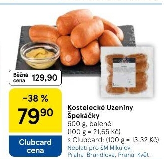 Špekáčky Kostelecké uzeniny