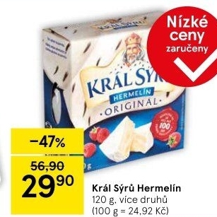 Sýr Hermelín Král sýrů