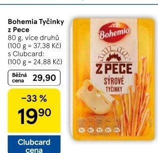 Tyčinky Z pece Bohemia Chips
