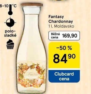 Víno Chardonnay Fantasy Migdal Chateau Cojusna