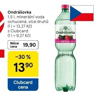 Voda ochucená Ondrášovka