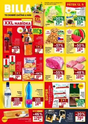 akční leták BILLA 10.9.2025-16.9.2025