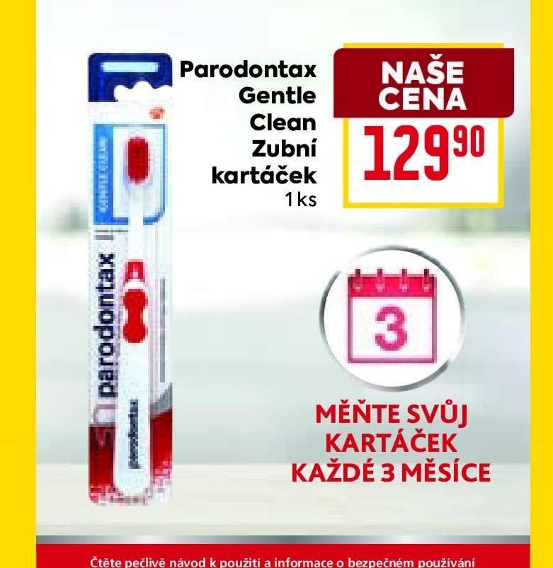 Parodontax zubní kartáček