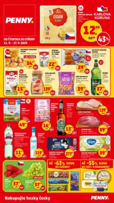 akční leták Penny Market 11.9.2025-17.9.2025