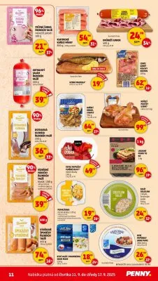 akční leták Penny Market 11.9.2025-17.9.2025