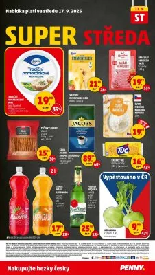 akční leták Penny Market 11.9.2025-17.9.2025