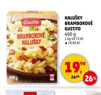 HALUŠKY BRAMBOROVÉ GUSTITO