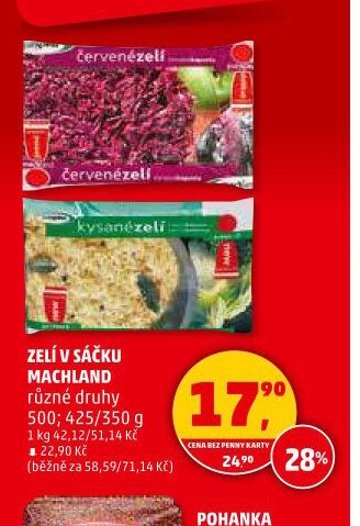 ZELÍ V SÁČKU MACHLAND