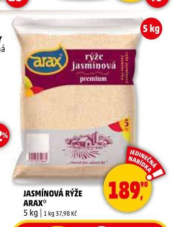 JASMÍNOVÁ RÝŽE ARAX