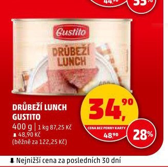 DRŮBEŽÍ LUNCH GUSTITO