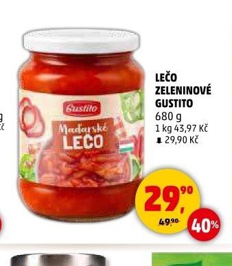 LEČO ZELENINOVÉ GUSTITO