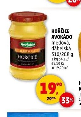 HOŘČICE AVOKÁDO